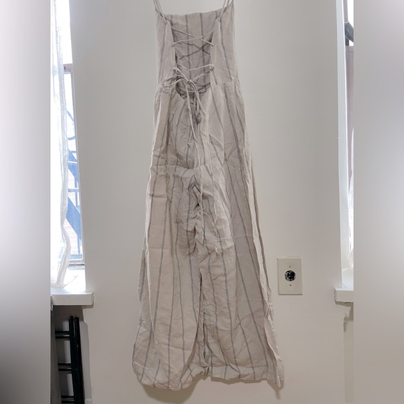 Reformation Jager Linen Striped Jumpsuit - Picture 11 of 11